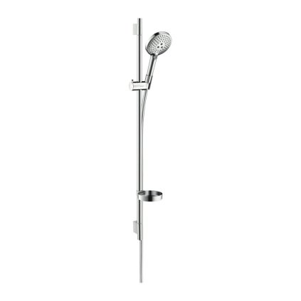 Hansgrohe Raindance Select S, zuhanygarnitúra 120 3jet EcoSmart 9 l/perc zuhanyrúddal 65 cm és tállal, króm, HAN-26632000
