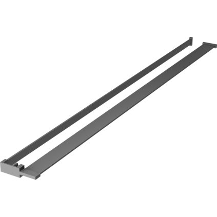 Mexen tartozékok, polc/törülközőtartó zuhanyparavánhoz (max. 140cm), grafit, 800-02-95