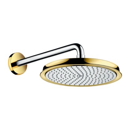 480377 hansgrohe raindance classic hlavova sprcha 240 1jet so sprchovym ramenom chromova vzhlad zlata han 27424090