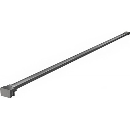 Mexen Walk-In, stabilizáló távtartó zuhanyparavánhoz 6(8) mm-es üveghez, max hossz 150cm, polírozott grafit, 800-01-66