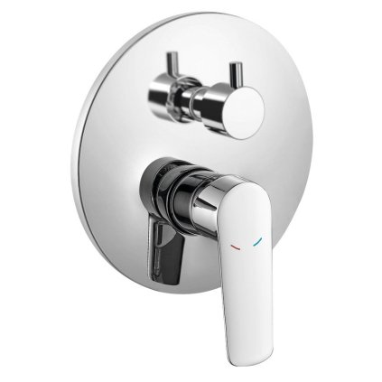 Bruckner, SCHMITZ rejtett zuhanycsaptelep, 2 kimenet, króm, 863.042.1