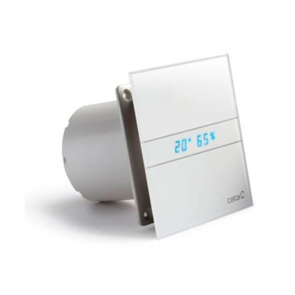 Cata, E-150 GTH axiál fürdőszoba ventilátor automatával, 10W / 19W, cső 150mm, fehér, 00902200