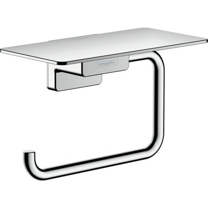 Hansgrohe AddStoris, WC-papír tartó polccal, króm, HAN-41772000
