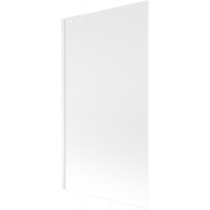 Mexen Next L, 1 szárnyú kádparaván 100 x 150 cm, 6 mm-es mattüveg, fehér profil, 895-100-000-03-30-20