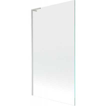 Mexen Next L, 1 szárnyú kádparaván 100 x 150 cm, átlátszó, 6 mm átlátszó üveg, csiszolt acél profil, 895-100-000-03-00-97