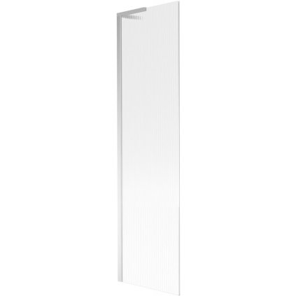 Mexen Next L, 1 szárnyú kádparaván 50 x 150 cm, 6 mm-es üveg bordás mintával, króm profil, 895-050-000-03-09-01