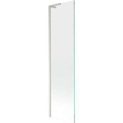 Mexen Next L, 1 szárnyú kádparaván 50 x 150 cm, átlátszó, 6 mm átlátszó üveg, csiszolt acél profil, 895-050-000-03-00-97