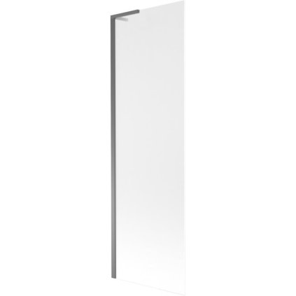 Mexen Next L, 1 szárnyú kádparaván 60 x 150 cm, 6 mm matt üveg, grafit profil, 895-060-000-03-30-95