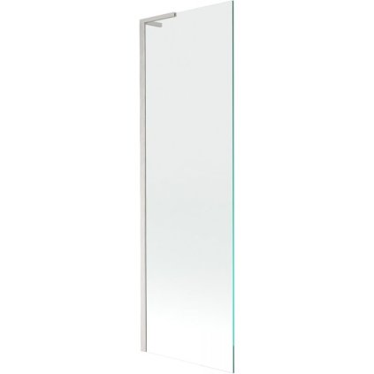Mexen Next L, 1 szárnyú kádparaván 60 x 150 cm, átlátszó, 6 mm átlátszó üveg, csiszolt acél profil, 895-060-000-03-00-97