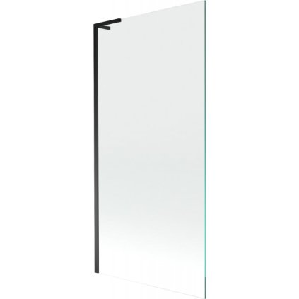 Mexen Next L, 1 szárnyas kádparaván 90 x 150 cm, 6mm átlátszó üveg, fekete profil, 895-090-000-03-00-70