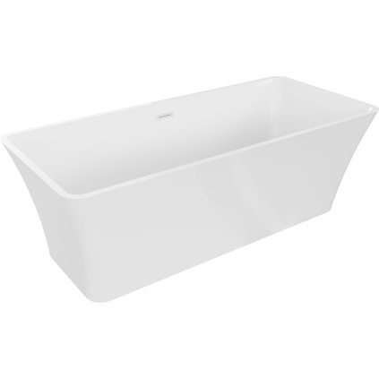 Mexen Tonia, szabadon álló kád 170 x 75 cm, fehér, fehér túlfolyó, 52171707500-20