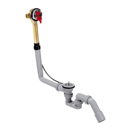 Hansgrohe Exafill, kád kifolyó lefolyóval és túlfolyóval, HAN-58125180