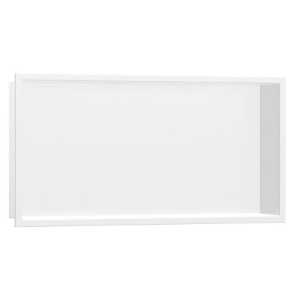 484481 hansgrohe xtrastoris original vyklenok do steny s ramom 300x600x100 mm matna biela han 56064700