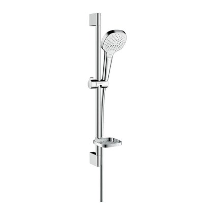 485432 hansgrohe croma select e sprchova sada vario so sprchovou tycou 65 cm a miskou na mydlo biela chromova han 26586400
