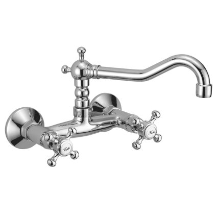 , ANTEA fali csaptelep, felső konzol, króm, 3361