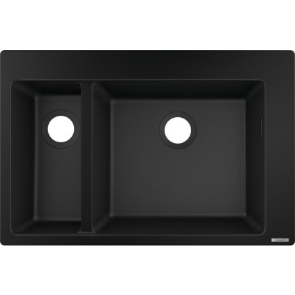 Hansgrohe S51, beépített mosogató 180/450, fekete grafit, HAN-43315170