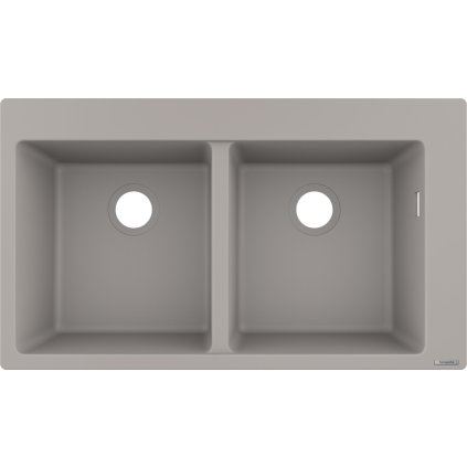 Hansgrohe S51, beépített mosogató 370/370, betonszürke, HAN-43316380