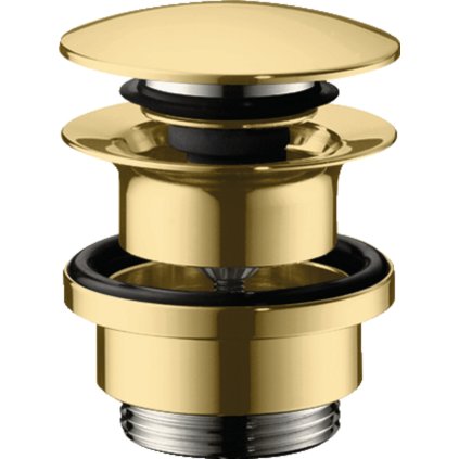 Hansgrohe, Push-Open hulladékkészlet mosdó- és bidé csapokhoz, csiszolt arany megjelenés, HAN-50100990