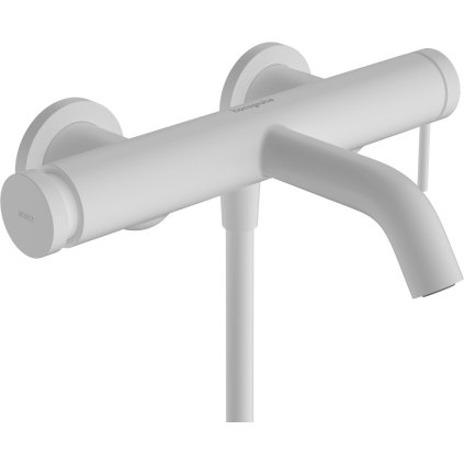 Hansgrohe Tecturis S, falra szerelhető karos kádcsaptelep, fehér matt, HAN-73422700