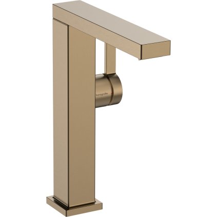 Hansgrohe Tecturis E, karos mosdócsaptelep 210 Fine CoolStart EcoSmart+ Push-Open hulladékkészlettel, szálcsiszolt bronz, HAN-73060140