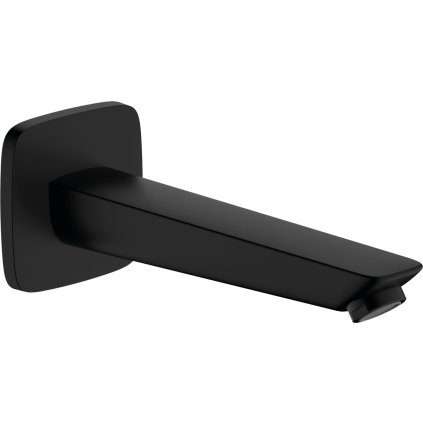 Hansgrohe Logis, kád kifolyó 195 mm, fekete matt, HAN-71410670