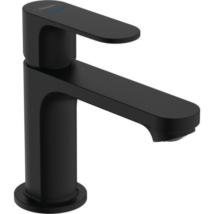 Hansgrohe Rebris S, 80-as állványszelep hidegvízhez, lefolyókészlet nélkül, fekete matt, HAN-72503670
