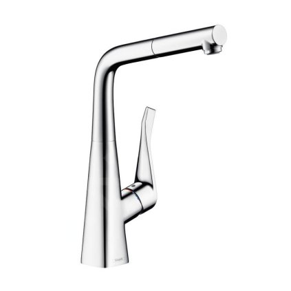 Hansgrohe M71, mosogató csaptelep M7114-H320 kihúzható spray-vel, sBOX, króm, HAN-73812000