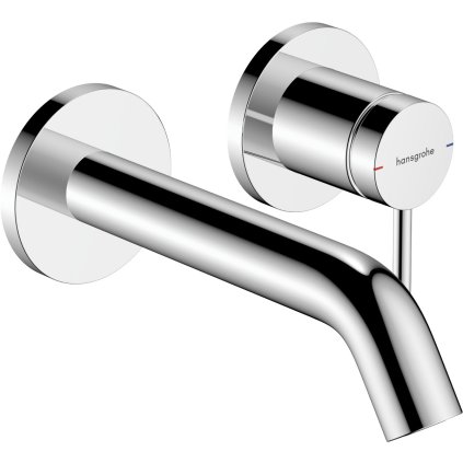 Hansgrohe Tecturis S, EcoSmart+ karos mosdócsaptelep vakolat alatt 165 mm-es kifolyóval, króm, HAN-73350000