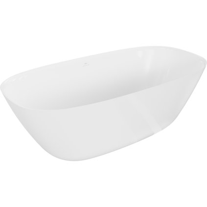 Mexen Como, szabadon álló konglomerátum kád 150 x 82 cm, fehér fényes, 57311508210