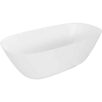 Mexen Como, szabadon álló konglomerátum kád 170 x 82 cm, fehér matt, 57311708200