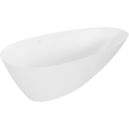 Mexen Milano, szabadon álló konglomerátum kád 170 x 86 cm, fehér matt, 57301708500