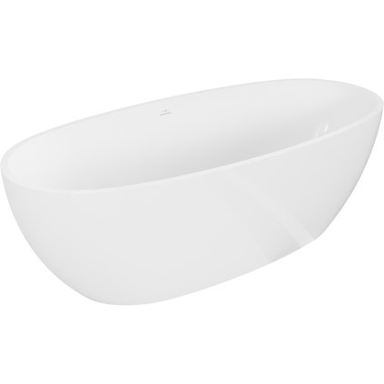 Mexen Torino, szabadon álló konglomerátum kád 175 x 78 cm, fehér fényes, 57271757810