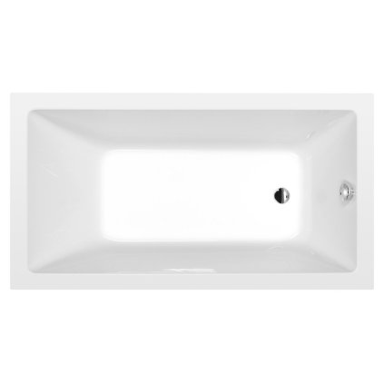 498785 polysan noemi obdlznikova vana 160x80x39cm biela 71722
