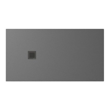 499367 polysan treneca sprchova vanicka z liateho mramoru s moznostou upravy rozmeru 150x80cm siva matna 84305 31