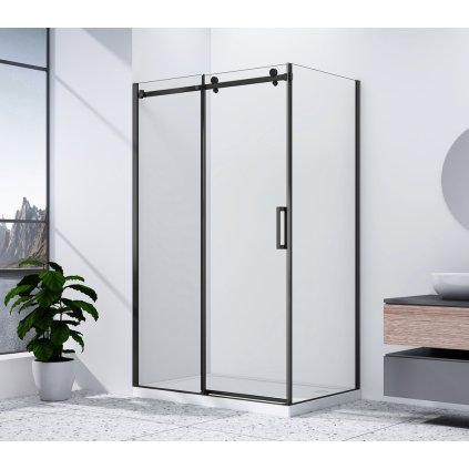 Gelco, DRAGON BLACK négyszögletes zuhanyparaván 1200x900mm L/P változat, GD4612B-02