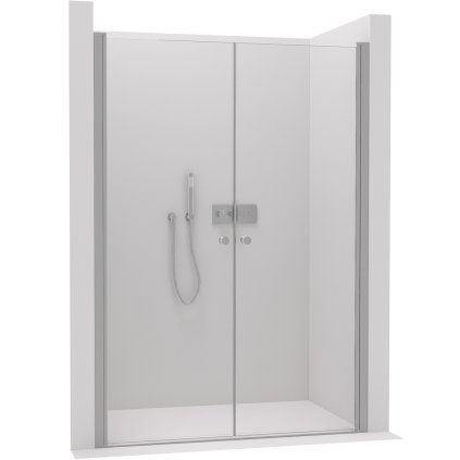 501199 cerano antelo 2 kridlove sprchove dvere do otvoru 84x190 cm 6 mm cire sklo chromovy profil cer cer 432313