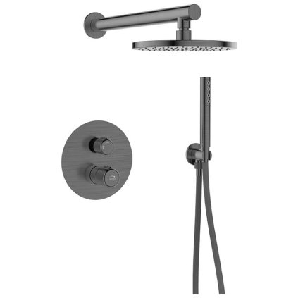 Laveo Pretto, rejtett zuhanygarnitúra, grafit, LAV-BAO_901P