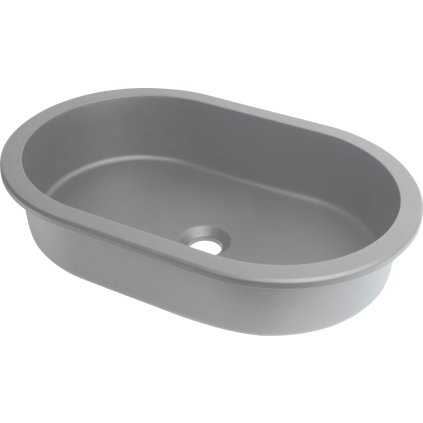 411964 deante silia granitove umyvadlo na zapustenie zdola 588x390x145 mm seda metaliza dea cqs su6u