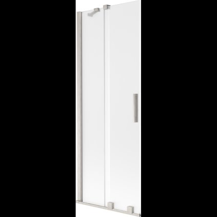 Mexen Velar, 2 szárnyas eltolható kádparaván 70 x 150 cm, 8 mm mattüveg, csiszolt acél, 896-070-000-31-97