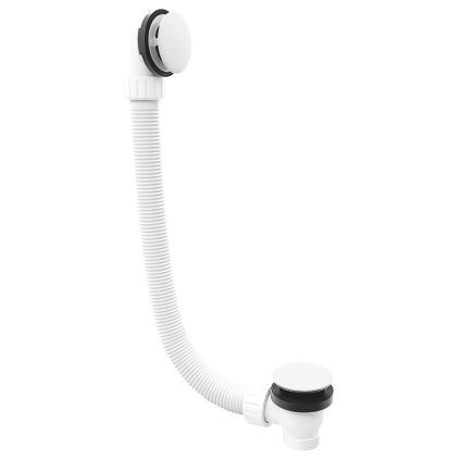 Polysan, Kád készlet töltés nélkül, click-clack, hossz 1200mm, dugó 72mm, fehér, 71858.10