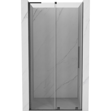 Mexen Velar L, tolózuhanyajtó nyitáshoz 120 cm, 8 mm átlátszó üveg, grafit polírozott, 871-120-003-01-66