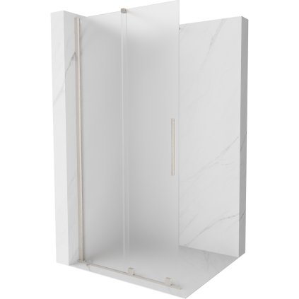 503530 1 mexen velar sprchova zastena s posuvnymi dverami walk in 80 x 200 cm 8mm sklo namraza brusena ocel 871 080 000 33 97