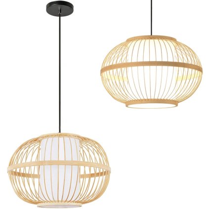 518095 toolight natural zavesne stropne svietidlo 50cm 1xe27 app1632 1cp prirodna hneda biela osw 05144