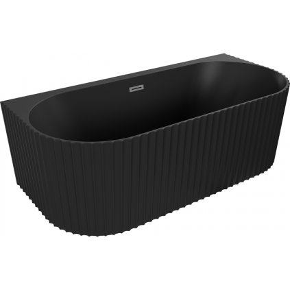 510106 3 mexen sella volne stojaca vana ku stene drazkovana 150 x 75 cm cierna matna bruseny grafit 52711507571 66