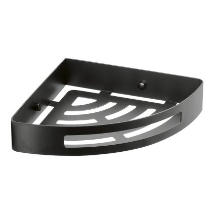 Gedy, SMART sarokpolc, 210x45x210mm, matt fekete, 247914