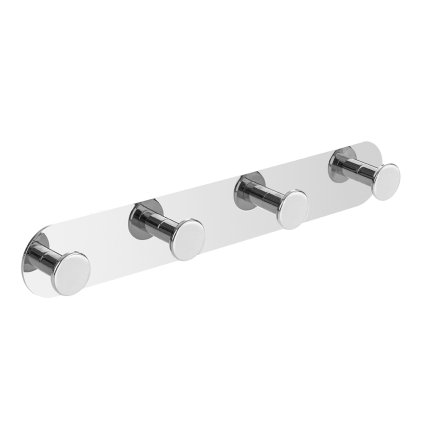 Laveo Miri, 4 horog törülközőhöz, króm, LAV-ALM_014S