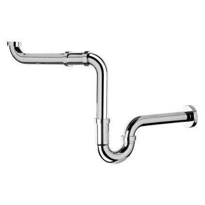 Omp Tea, HANDICAP Helytakarékos mosogató szifon, 5/4"-32mm, króm, 126.013.5H
