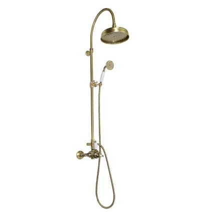 Sapho, ANTEA zuhanyoszlop termosztatikus csapteleppel, bronz, SET046