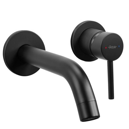 Rea Owen, rejtett mosdócsaptelep + BOX rögzítőrendszer, fekete matt, REA-B5332