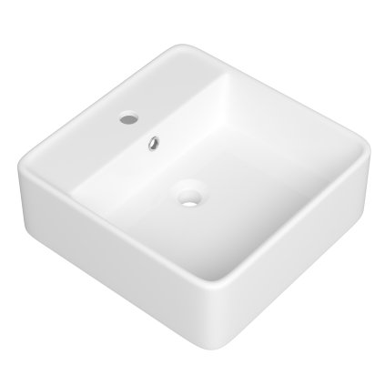 552955 gamma noxa umyvadlo na dosku 475x470x165 mm biela leskla gma uc noxa